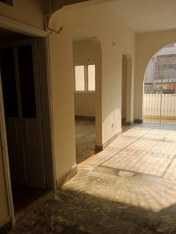 4 Room With Big Terrace 2nd Floor West open 130 sq Yard Matroville Block 1 Near To Main Road 0