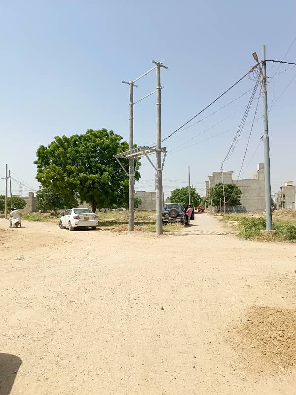 120 Sq Yard Transfer plot for sale in BLOCK 5 SAADI GARDEN 8