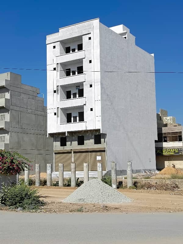 120 Sq Yard LEASED WEST OPEN plot for sale in BLock 5 SAADI GARDEN 6