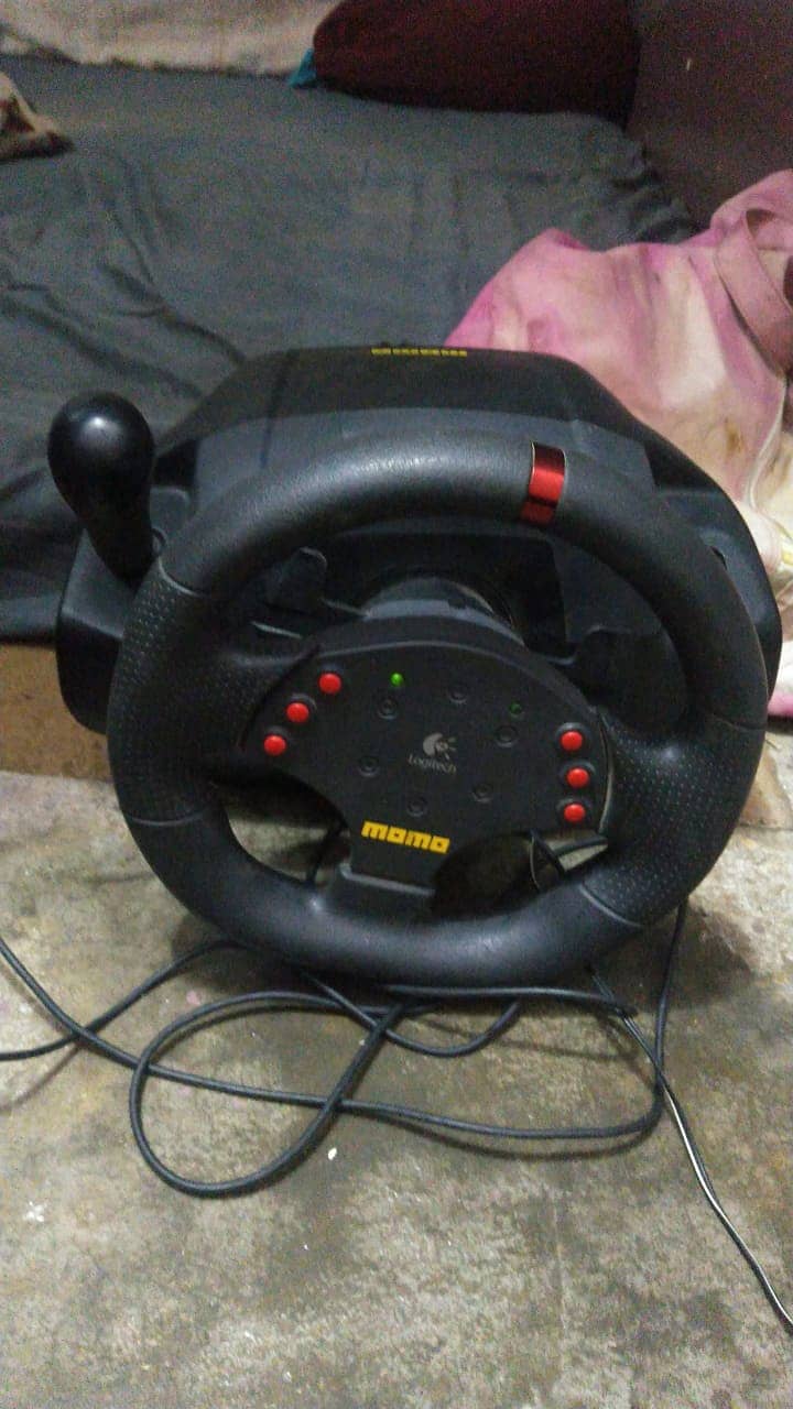 logitech momo racing wheel gaming 0