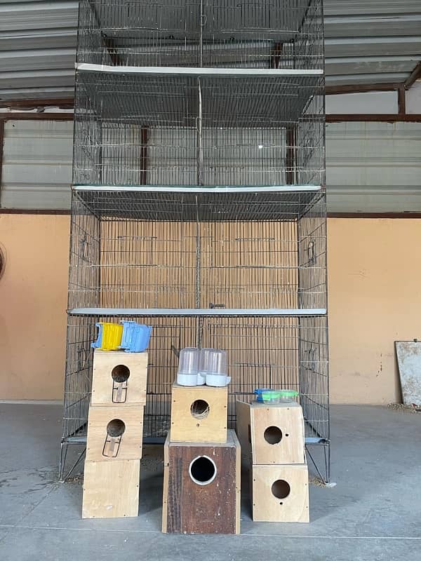 8 Portion Cage 8 boxes 16 katori sab saman 0