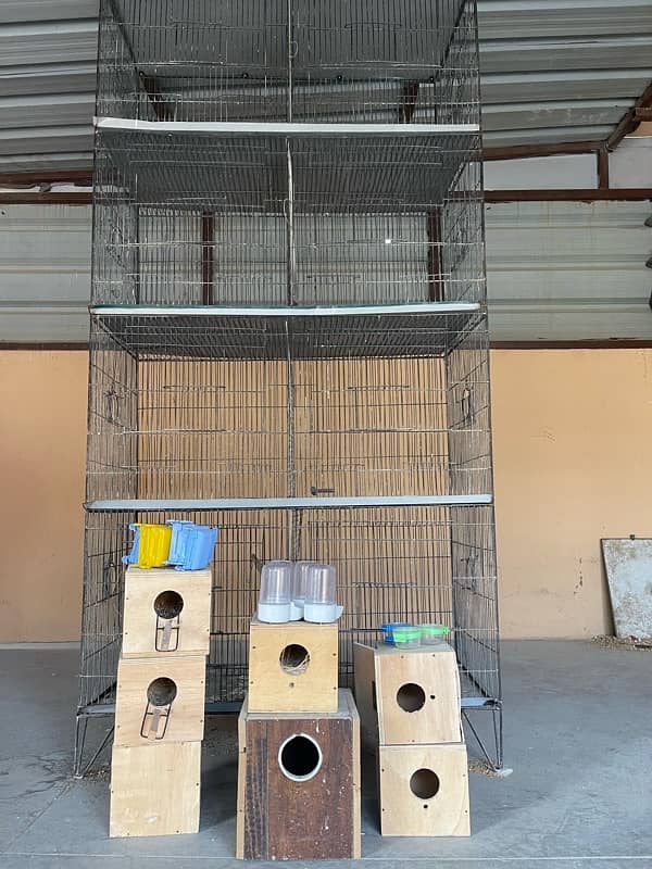 8 Portion Cage 8 boxes 16 katori sab saman 1