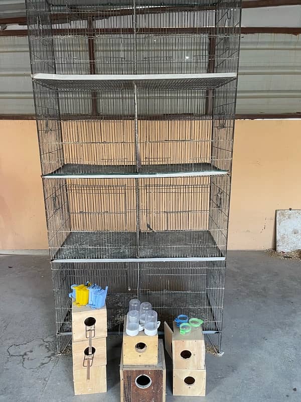 8 Portion Cage 8 boxes 16 katori sab saman 2