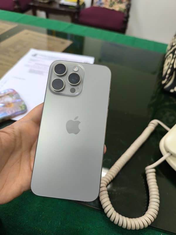 iphone 15 pro max LLA 256 pta approved 0