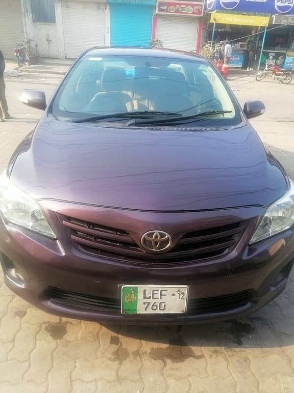 1.6 cc automatic Toyota Corolla GLI 2012 1