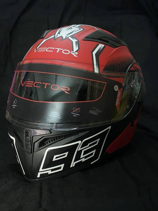 Vector helmet flip up (M) 7