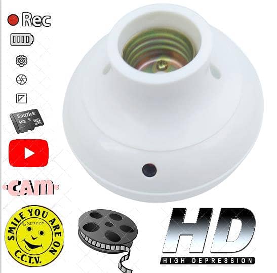 CAMERA Full HD Wifi 1080P Bulb Holder Camera Mini Cam 2k 1080. P 2