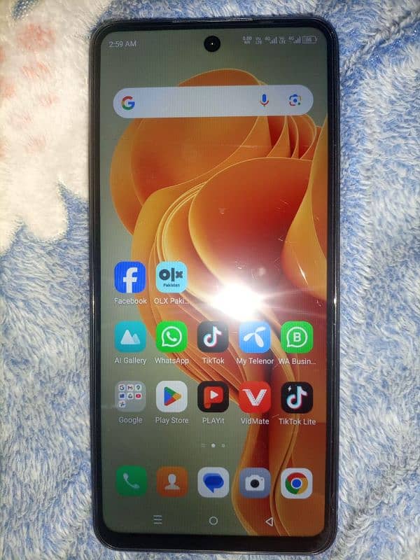 infinix hot 40 PTA proof 8. RAM 128. ROM all okay no open condition 10. 0