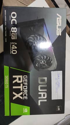 ASUS RTX 3060Ti Dual OC 8GB | With Box