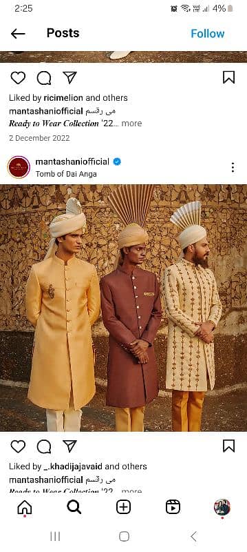 sherwani for sale rici million 0