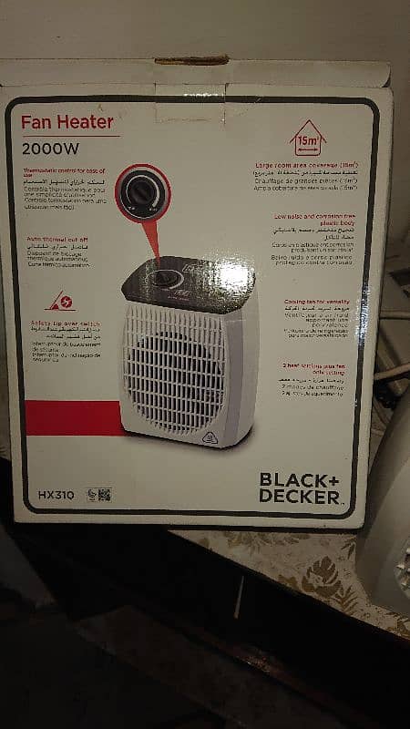 Black + Decker Vertical Fan Heater HX310 5