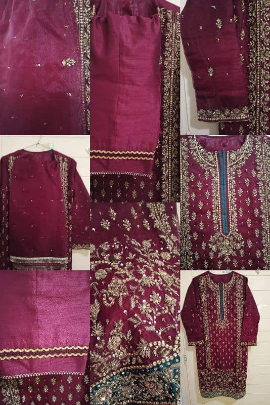 Organza Heavy Swaroski Kora Dabka Handwork 3