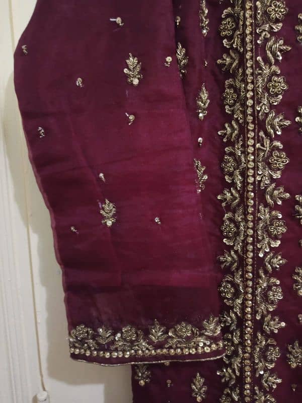 Organza Heavy Swaroski Kora Dabka Handwork 4