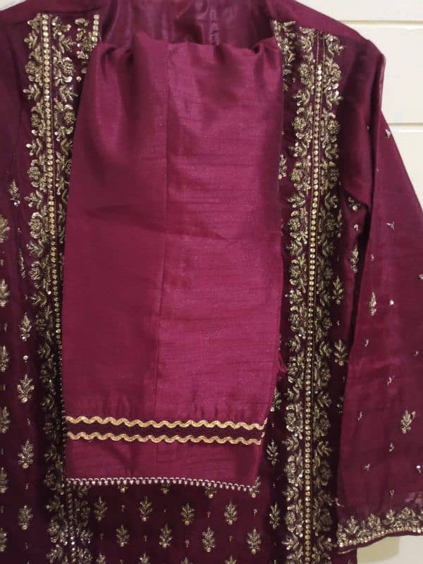 Organza Heavy Swaroski Kora Dabka Handwork 6