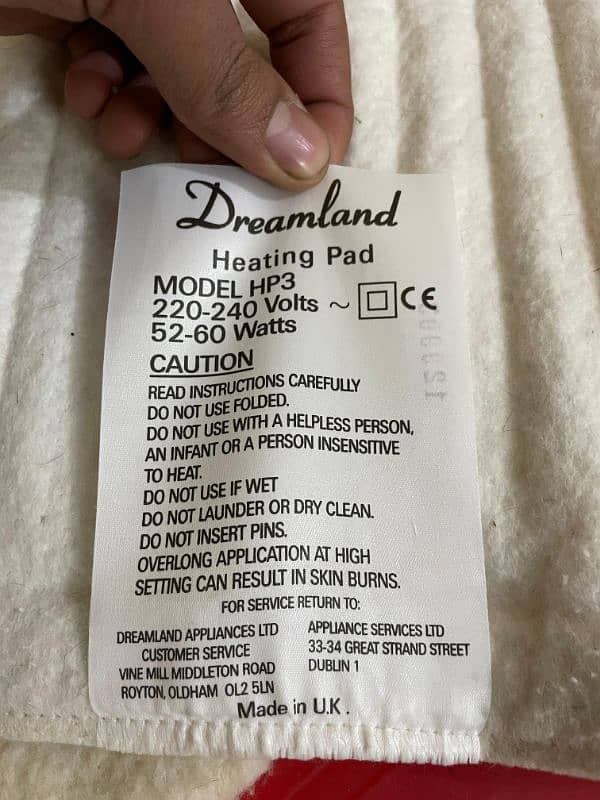 Dreamland Electric Heat Pad 1