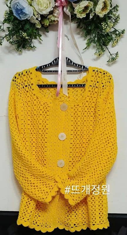 croshia sweater for girls 4