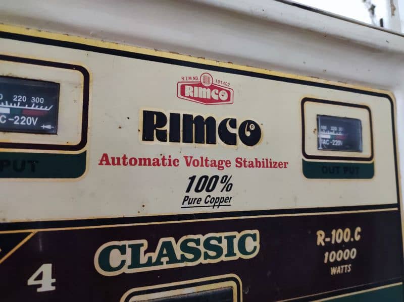 Stabilizer Rimco 10000 watts for sale in kabirwala khanewal 5