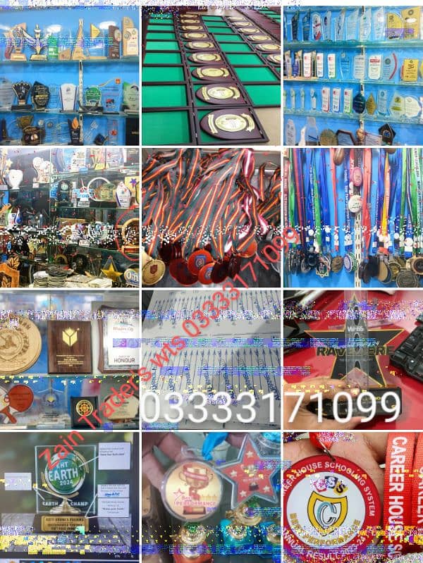 medals awards trophy shields cups customized delivery free 15