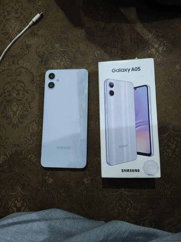 Samsung A05 box 0pen 0