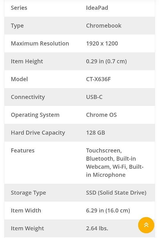 Chromebook Lenovo  CT-X636F 6