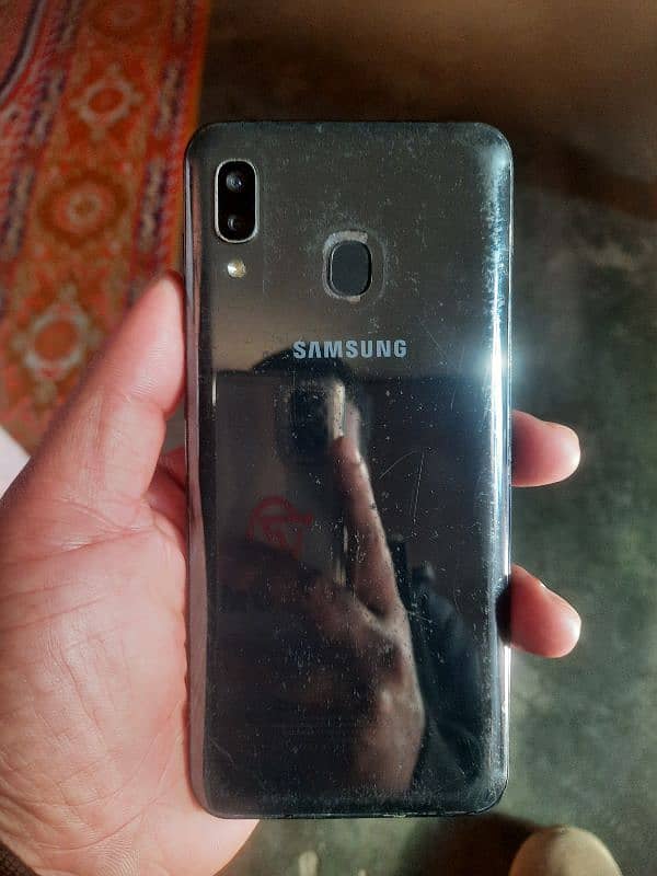 samsung a20 3/32 panel change and glass crack with box 1