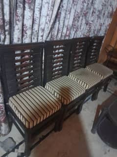 dining table with chairs