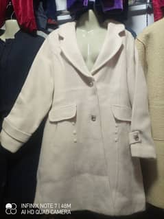 halfwhite wool coat