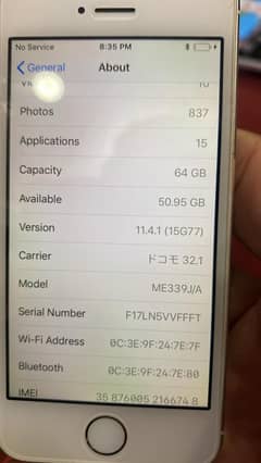 Apple iPhone 6 11.4 version