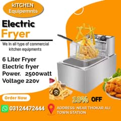 Electric fryer 6 liter