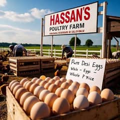 Organic pure Desi eggs available for sale