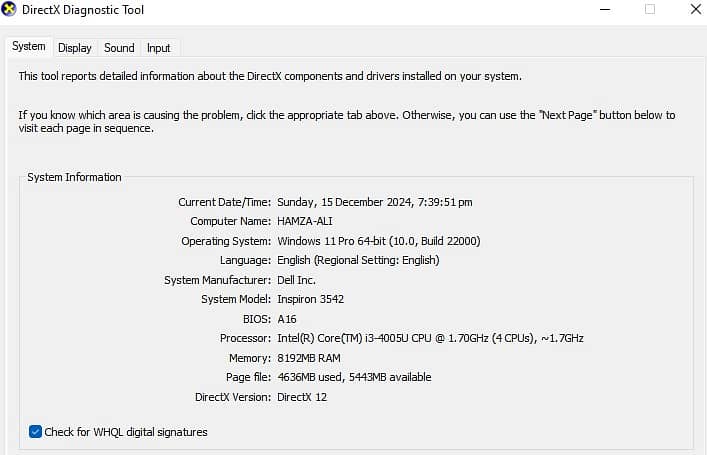 Dell Inspiron 3542 Core i3 for sale 5