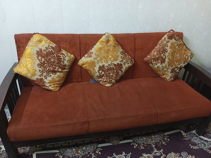 wooden sofa 0