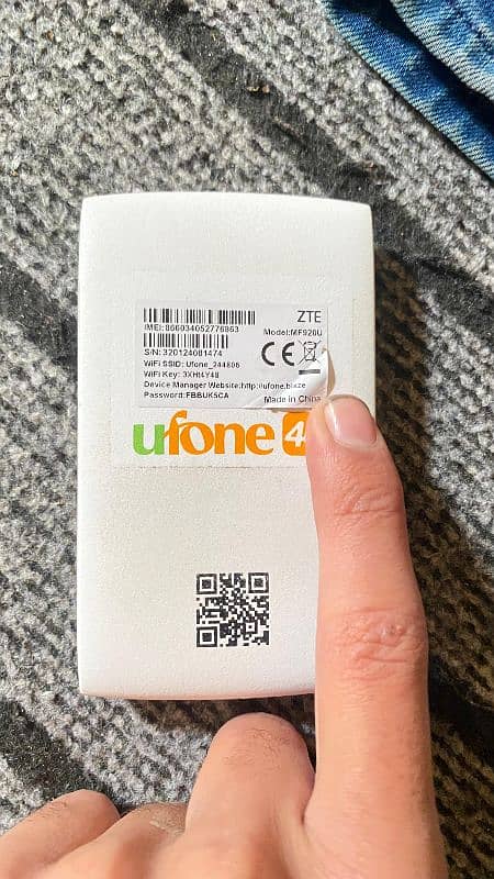 Ufone device All sim open Rs 6000 1