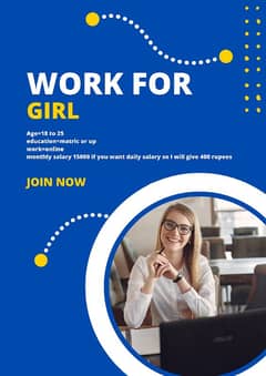 online work for girls