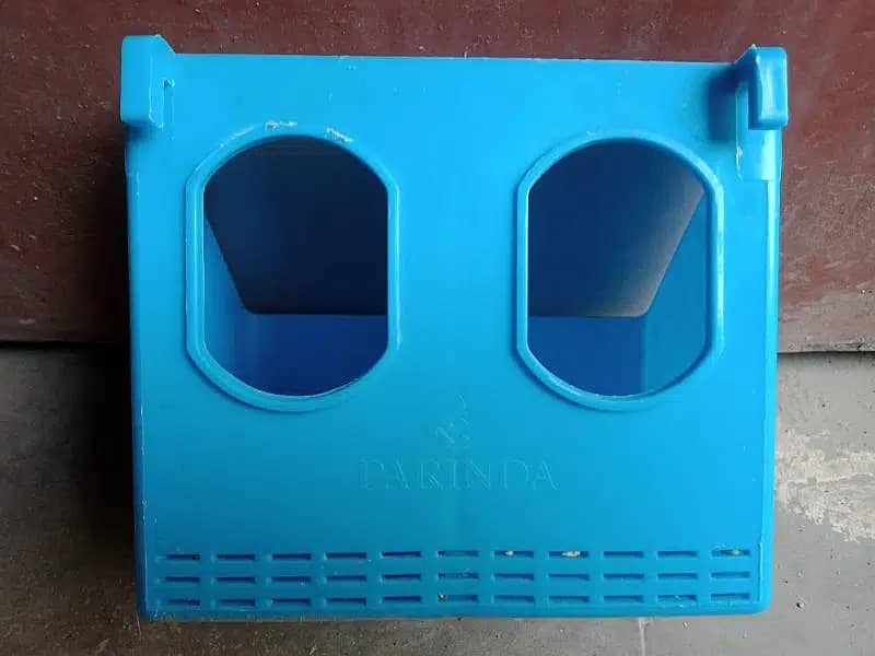 Feed Box 2 Holes Best for Pigeons & Hens 1