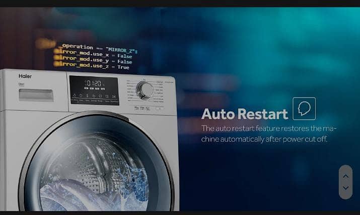 Al-Badar Electronics Haier Fully Auto Washing Machine 120-BP14929s6. 0