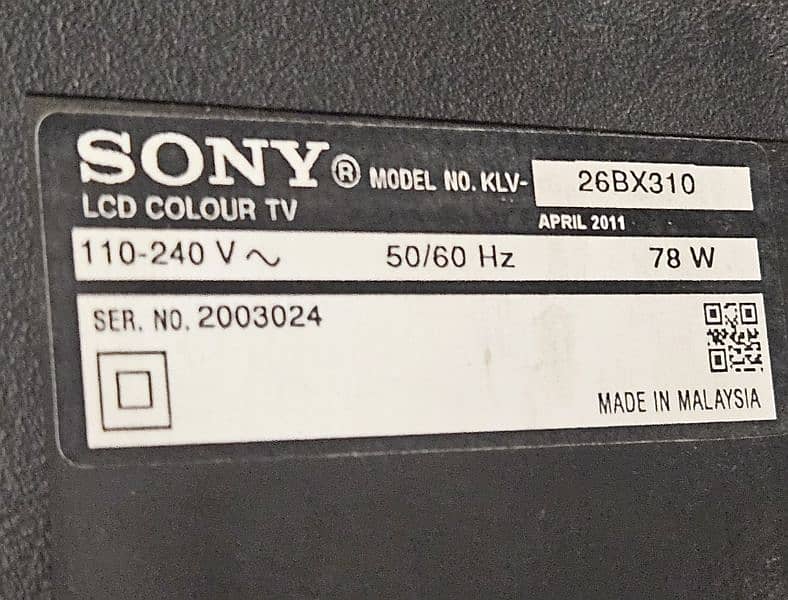 Sony Lcd 3