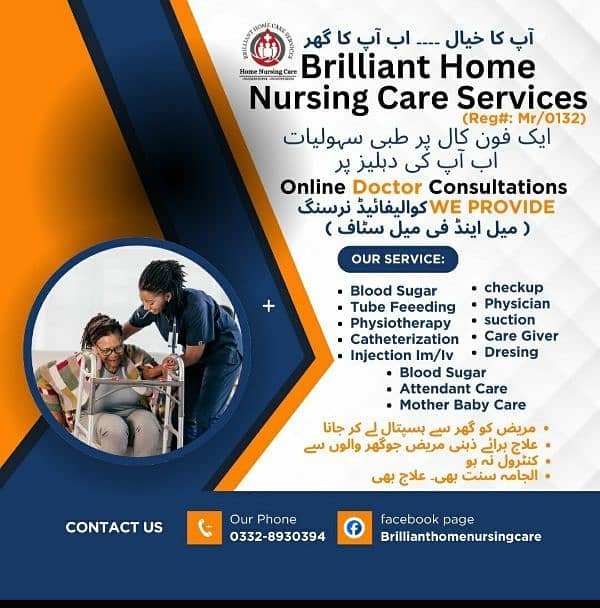 Home Nursing Care, Patient Care Services, Babysitter Services. 2