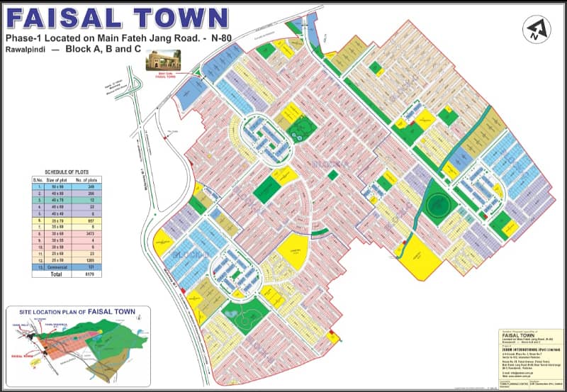 30-60 CORNER PLOT FOR SALE in FAISAL TOWN BLOCK B 6