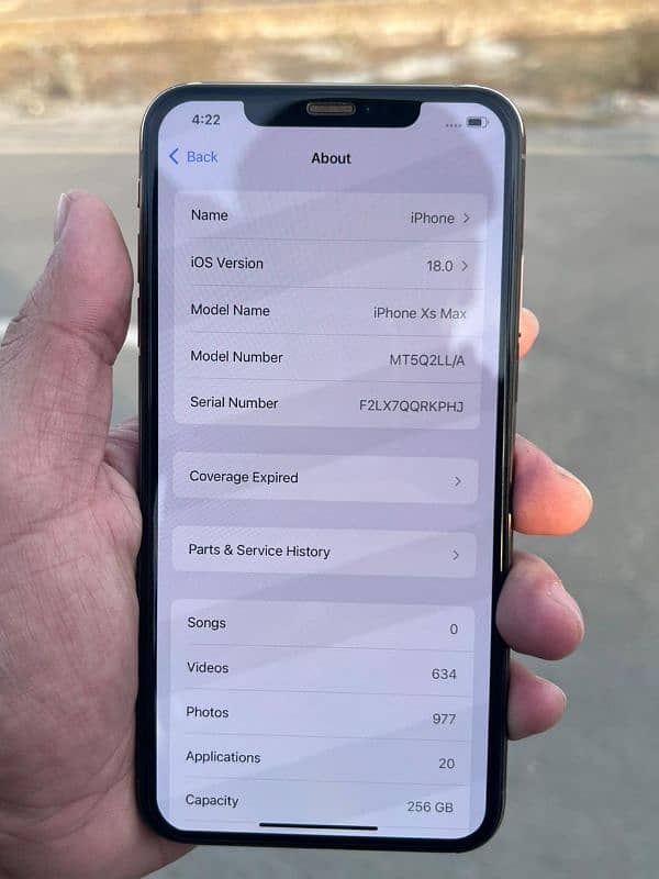 Xs max (256) Non Pta 6