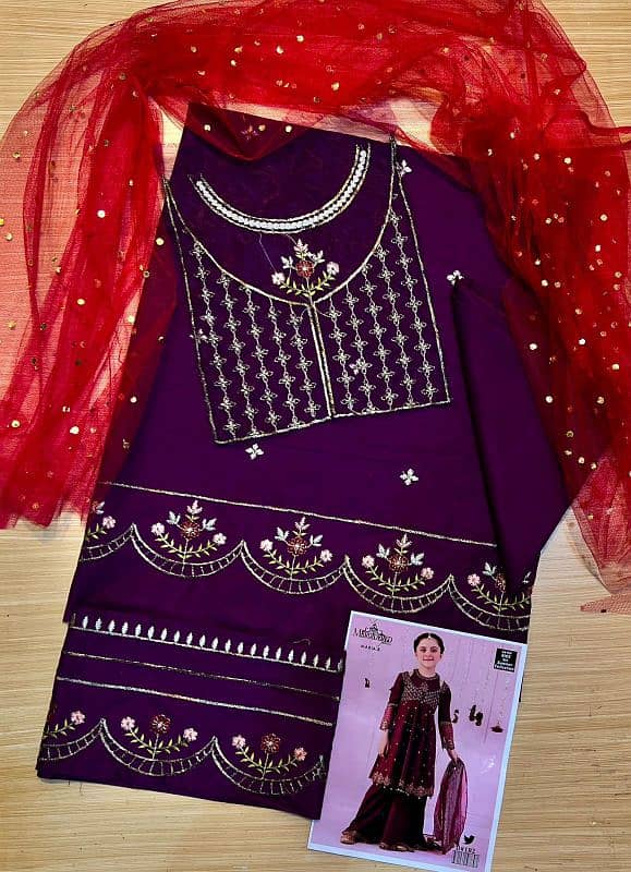 winter kids collection dhanak 3 piece age 5 to 10 year price 2000 3