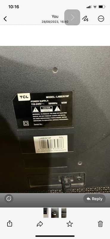 TCL Smart TV Semi Internet 3