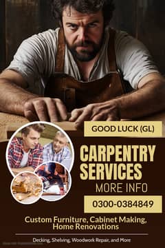 Wood Works | Carpenters| Furniture Repairs | Kitchen Cabinet