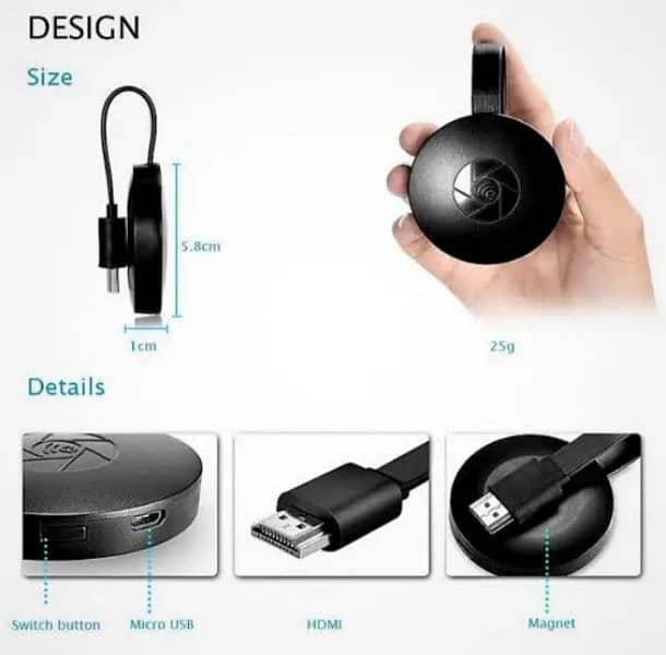 Chromecast 2 Hdmi Wifi Dongle A20 1