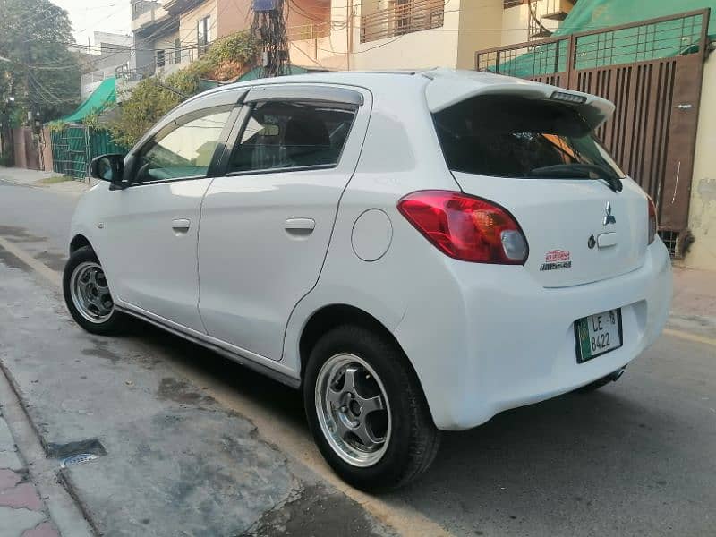 Mitsubishi Mirage automatic car 22km fuel average b/t vitz or mira 3