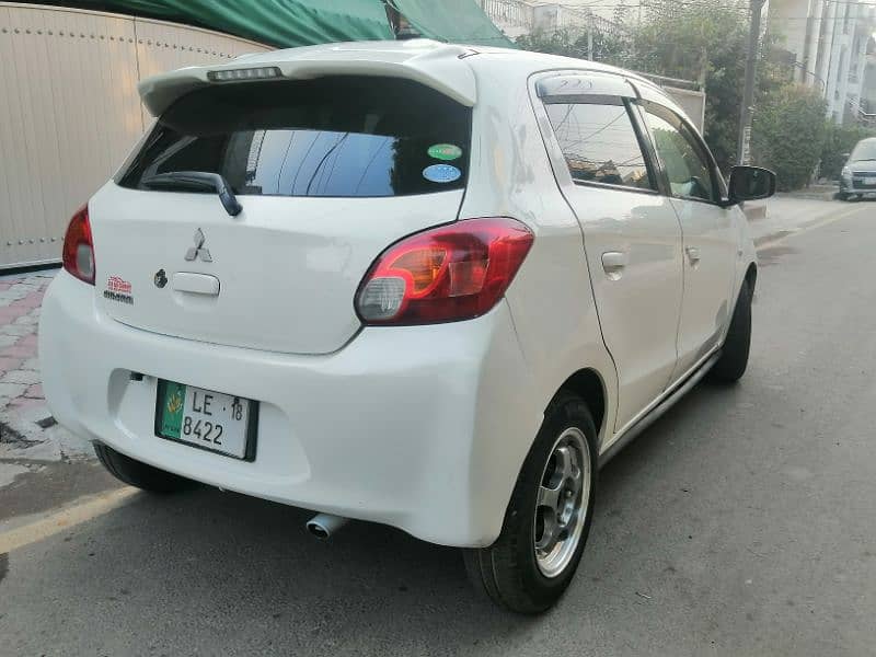 Mitsubishi Mirage automatic car 22km fuel average b/t vitz or mira 4