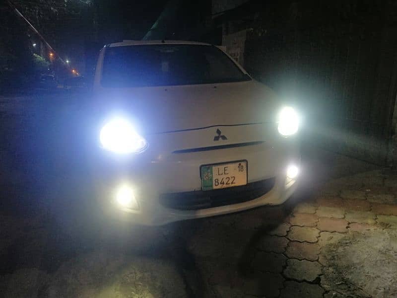 Mitsubishi Mirage automatic car 22km fuel average b/t vitz or mira 10