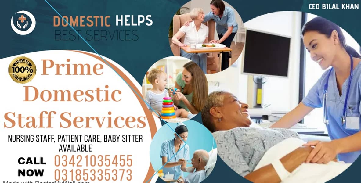 House maids ,Female Maid , baby sitter , Cook , Chef , Patient care 2