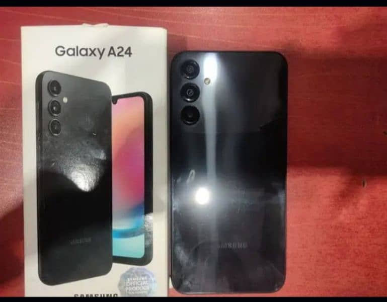 Samsung A24 with Original Box and Cable 1