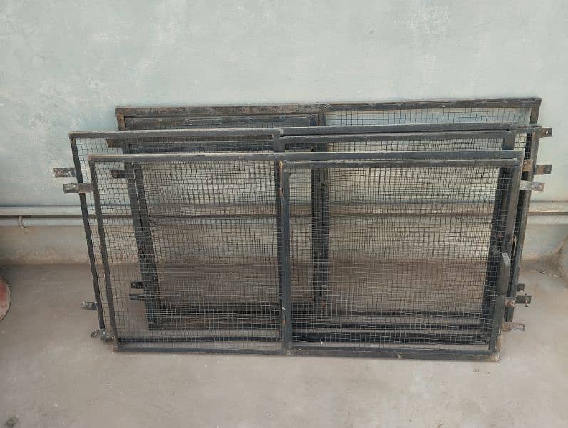 Iron Big cage for and 4 Separate cage doors 2